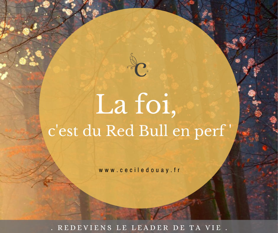 You are currently viewing LA FOI, C’EST DU RED BULL EN PERF’